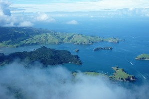 Ostrov Motuihe východně od Aucklandu/Motuihe island East of Auckland